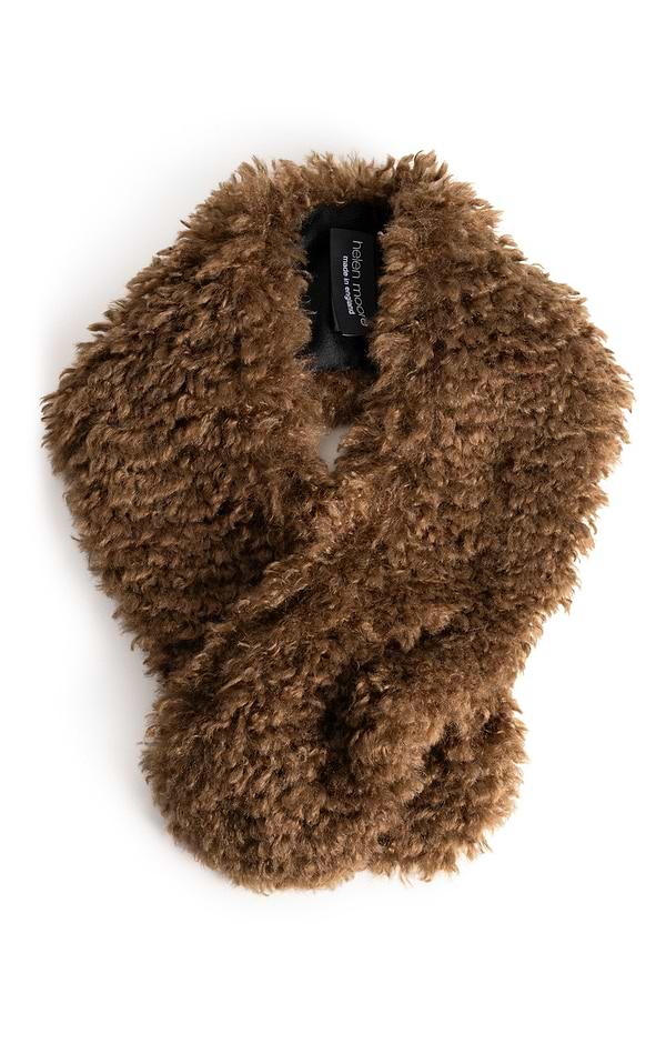 Ladies Vintage Faux Fur Collar