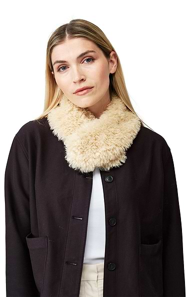Ladies Vintage Faux Fur Collar