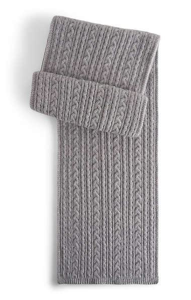 Ladies Cable Knit Scarf