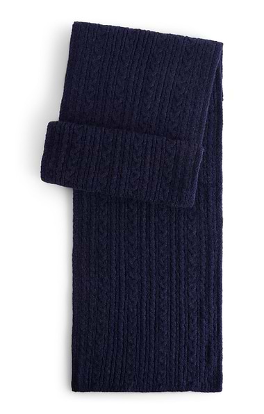 Ladies Cable Knit Scarf