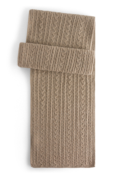 Ladies Cable Knit Scarf