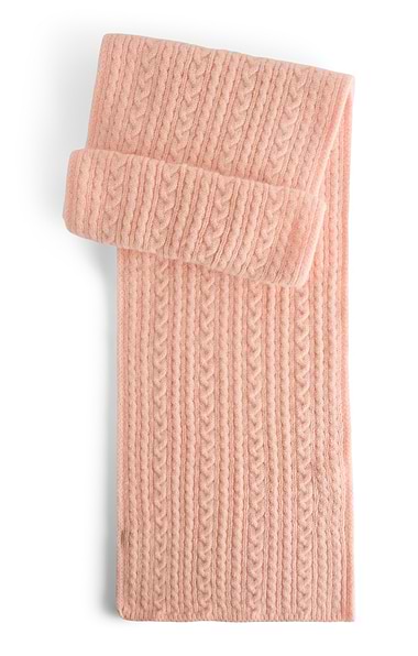 Ladies Cable Knit Scarf
