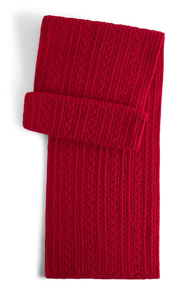 Ladies Cable Knit Scarf