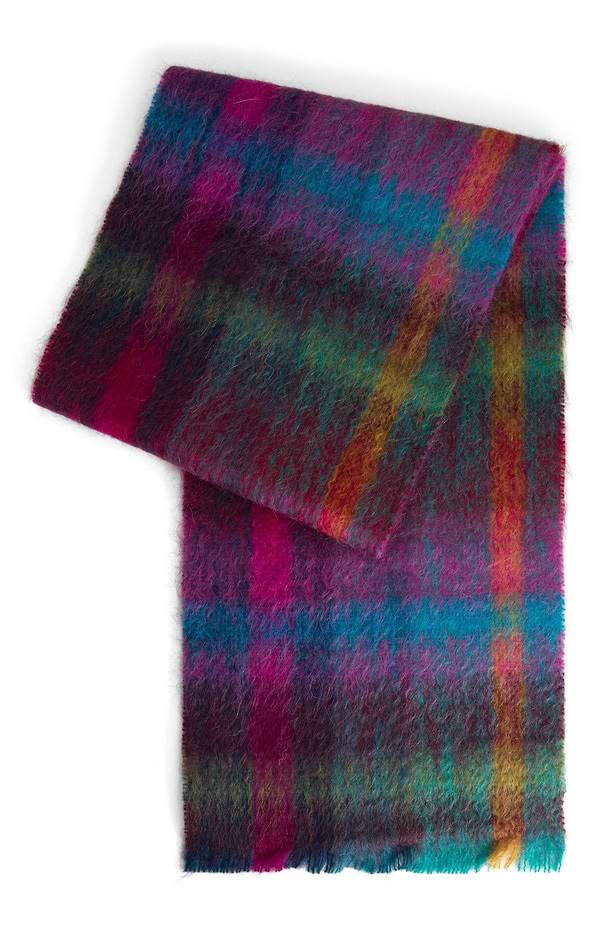 Ladies Green Grove Weavers Taransay Scarf