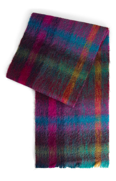 Ladies Green Grove Weavers Taransay Scarf
