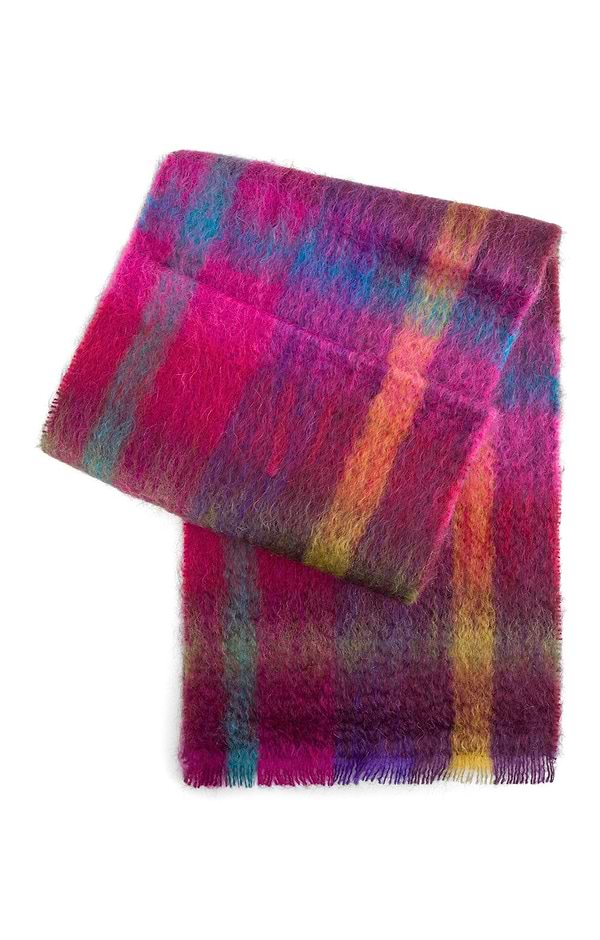 Ladies Green Grove Weavers Taransay Scarf