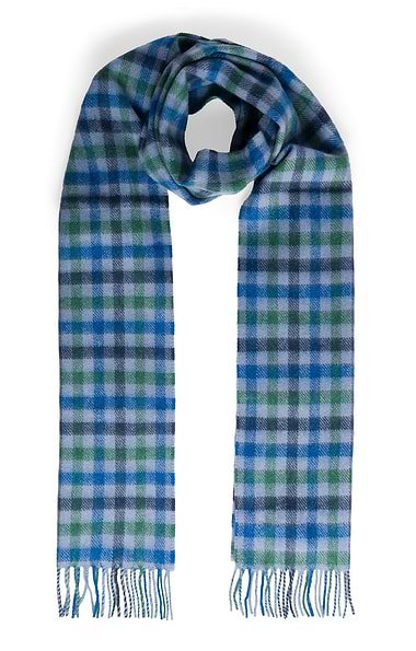 Joshua Ellis Fringed Cashmere Scarf