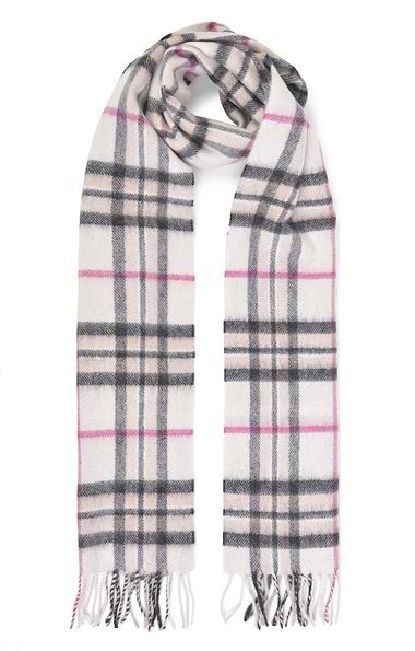 Joshua Ellis Fringed Cashmere Scarf