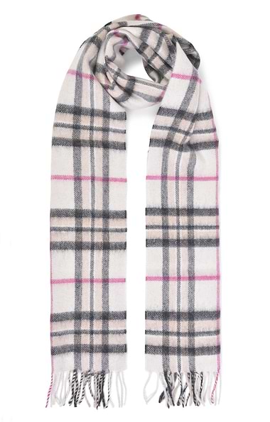 Joshua Ellis Fringed Cashmere Scarf