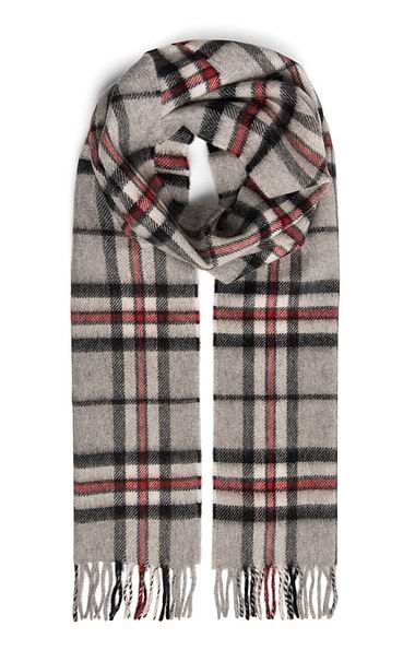 Joshua Ellis Fringed Cashmere Scarf