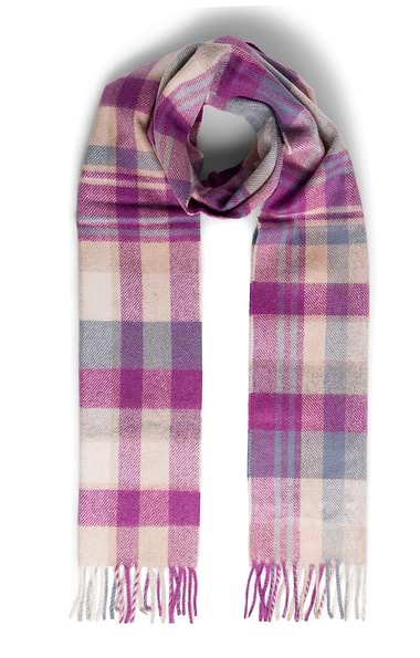 Joshua Ellis Fringed Cashmere Scarf