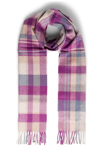 Joshua Ellis Fringed Cashmere Scarf