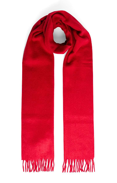 Joshua Ellis Fringed Cashmere Scarf
