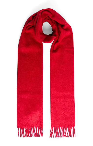 Joshua Ellis Fringed Cashmere Scarf