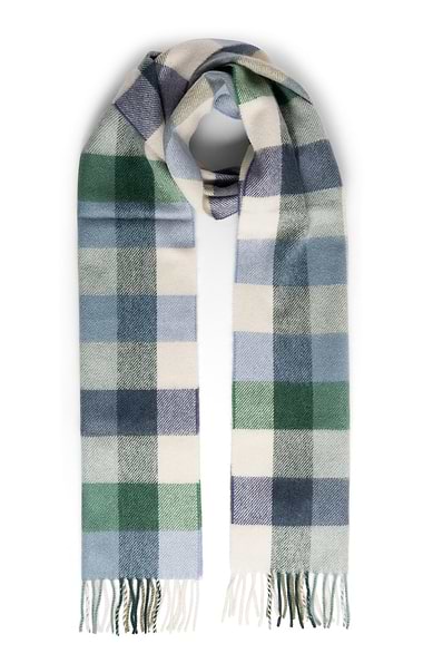Joshua Ellis Fringed Cashmere Scarf