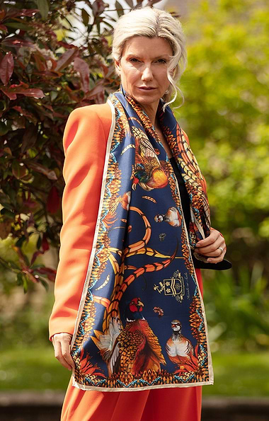 Ladies Classic Silk Scarf