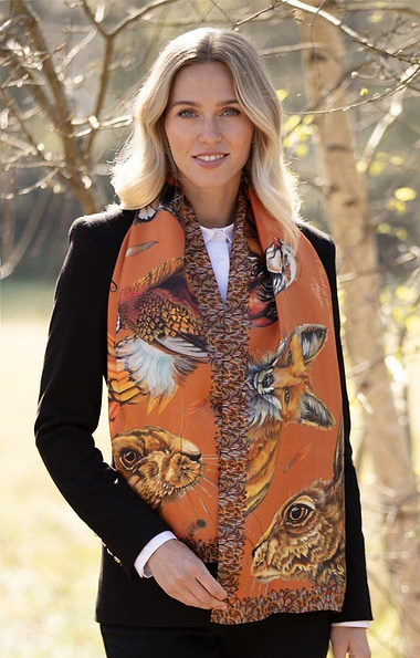 Ladies Ahead Of The Game Classic Silk Scarf