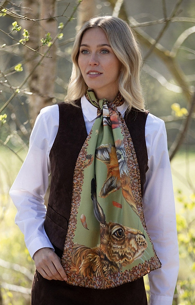 Ladies Ahead Of The Game Classic Silk Scarf