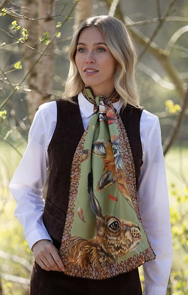 Ladies Ahead Of The Game Classic Silk Scarf