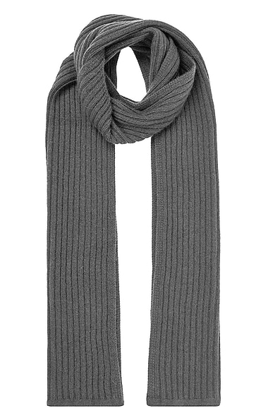 Ladies Cashmere Rib Scarf