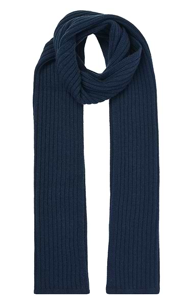 Ladies Cashmere Rib Scarf
