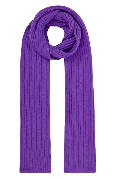 Ladies Cashmere Rib Scarf
