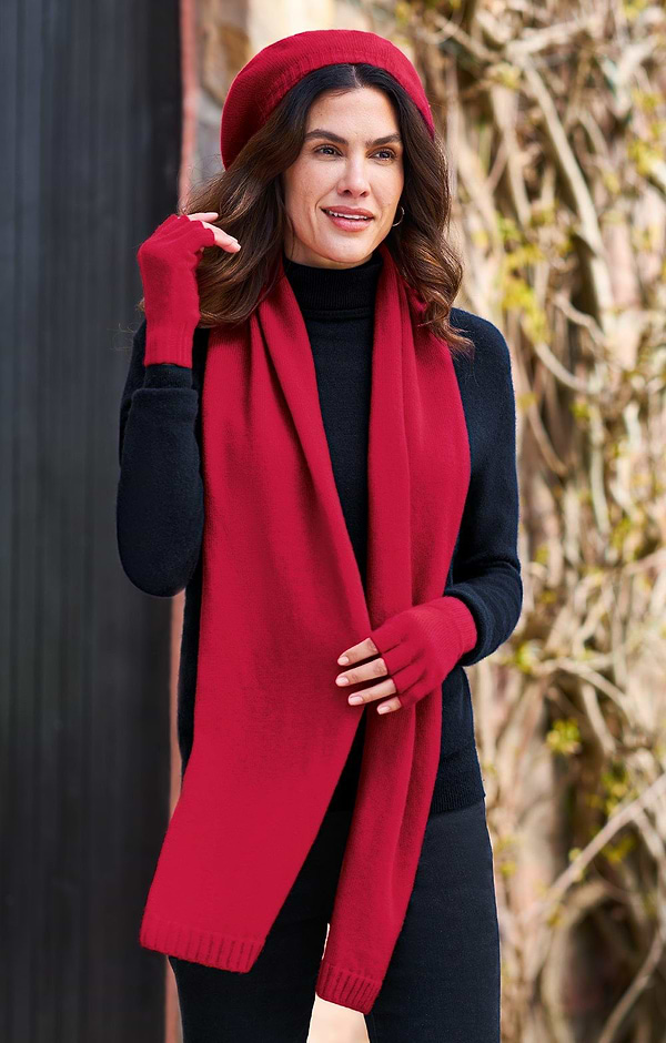 Ladies Cashmere Plain Scarf
