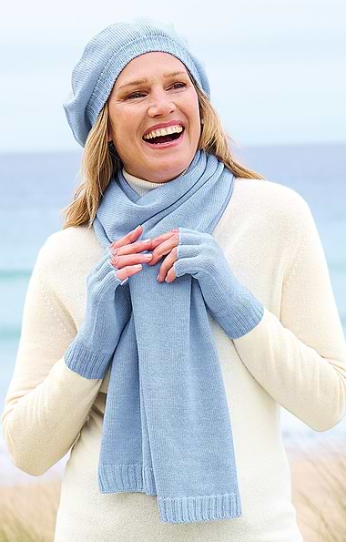 Ladies Cashmere Plain Scarf