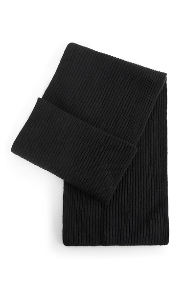 Men's Cashmere Chunky Rib Scarf