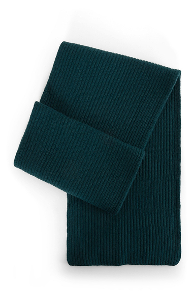 Men's Cashmere Chunky Rib Scarf