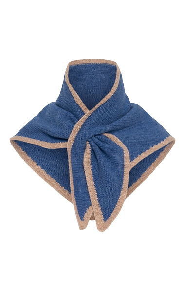 Ladies Cashmere Tipped Triangle Scarf