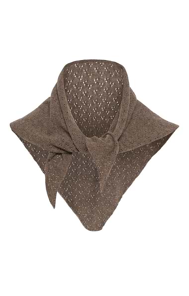 Ladies Cashmere Pointelle Scarf