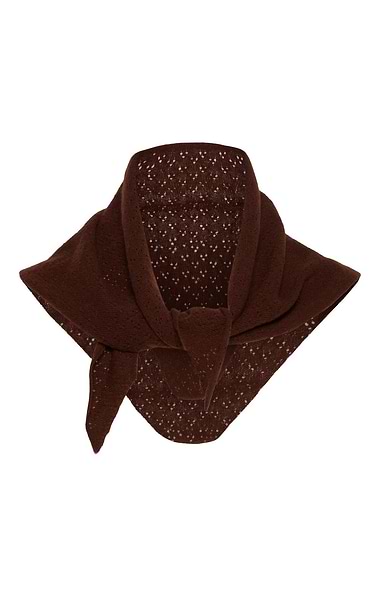 Ladies Cashmere Pointelle Scarf