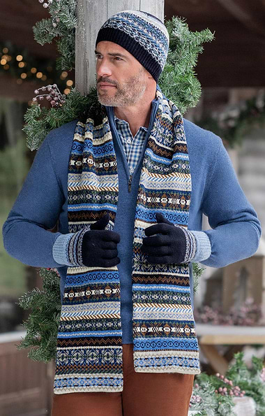 Lochinver Fairisle Scarf