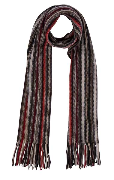 Lambswool Striped Scarf