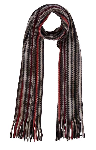 Lambswool Striped Scarf