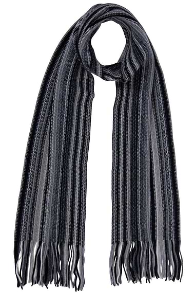 Lambswool Striped Scarf
