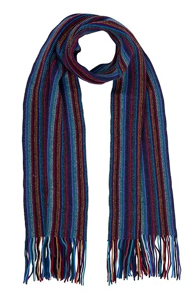 Lambswool Striped Scarf