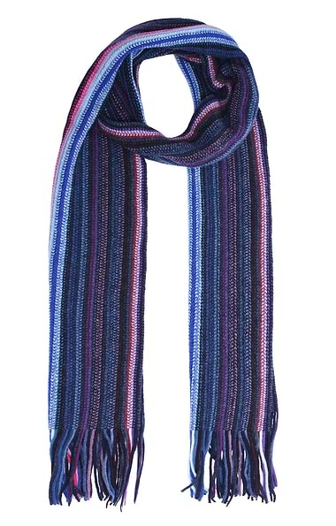 Lambswool Striped Scarf