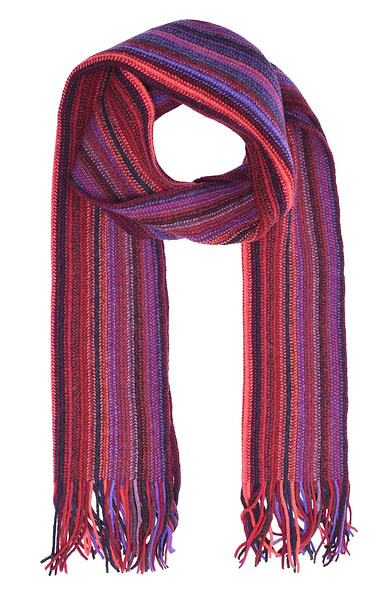 Lambswool Striped Scarf