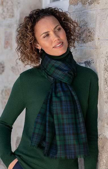 Merino Tartan Wrap