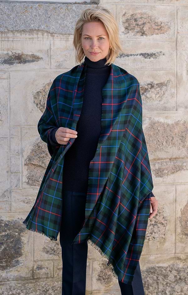 Merino Tartan Wrap