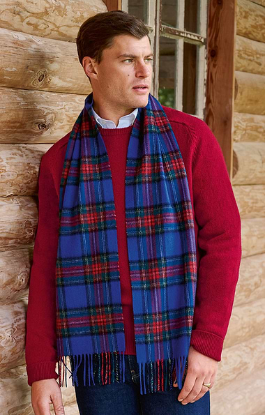 Lambswool Tartan Scarf