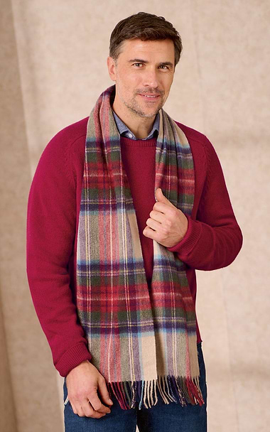 Lambswool Tartan Scarf