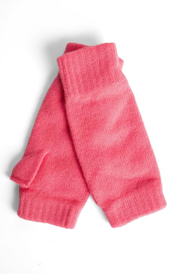 Ladies Scottish Cashmere Fingerless Mittens