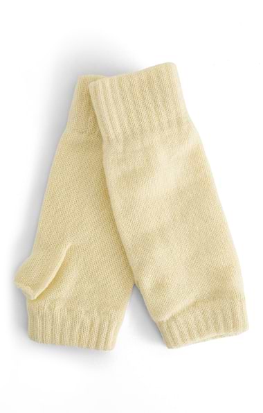 Ladies Scottish Cashmere Fingerless Mittens