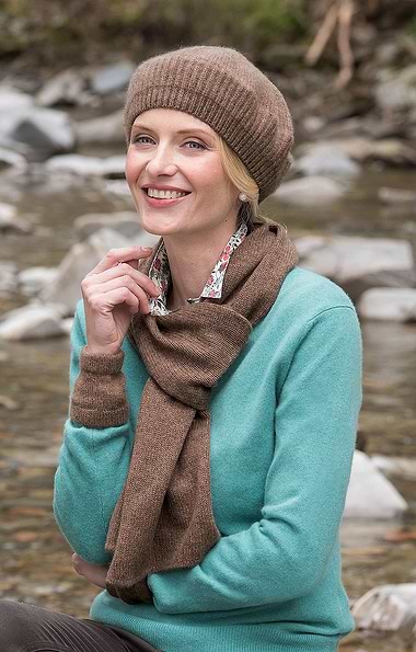 Ladies Gauzy Cashmere Wrist Warmers