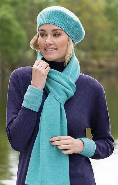 Ladies Gauzy Cashmere Wrist Warmers