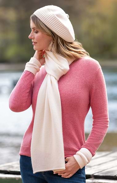 Ladies Gauzy Cashmere Wrist Warmers