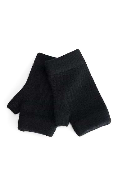 Ladies Gauzy Cashmere Fingerless Mitts
